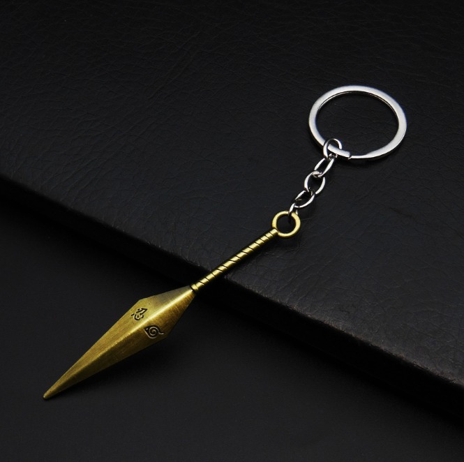 CHZ Kovová klíčenka "GOLDEN NINJA" - Naruto Barva: Naruto Kunai