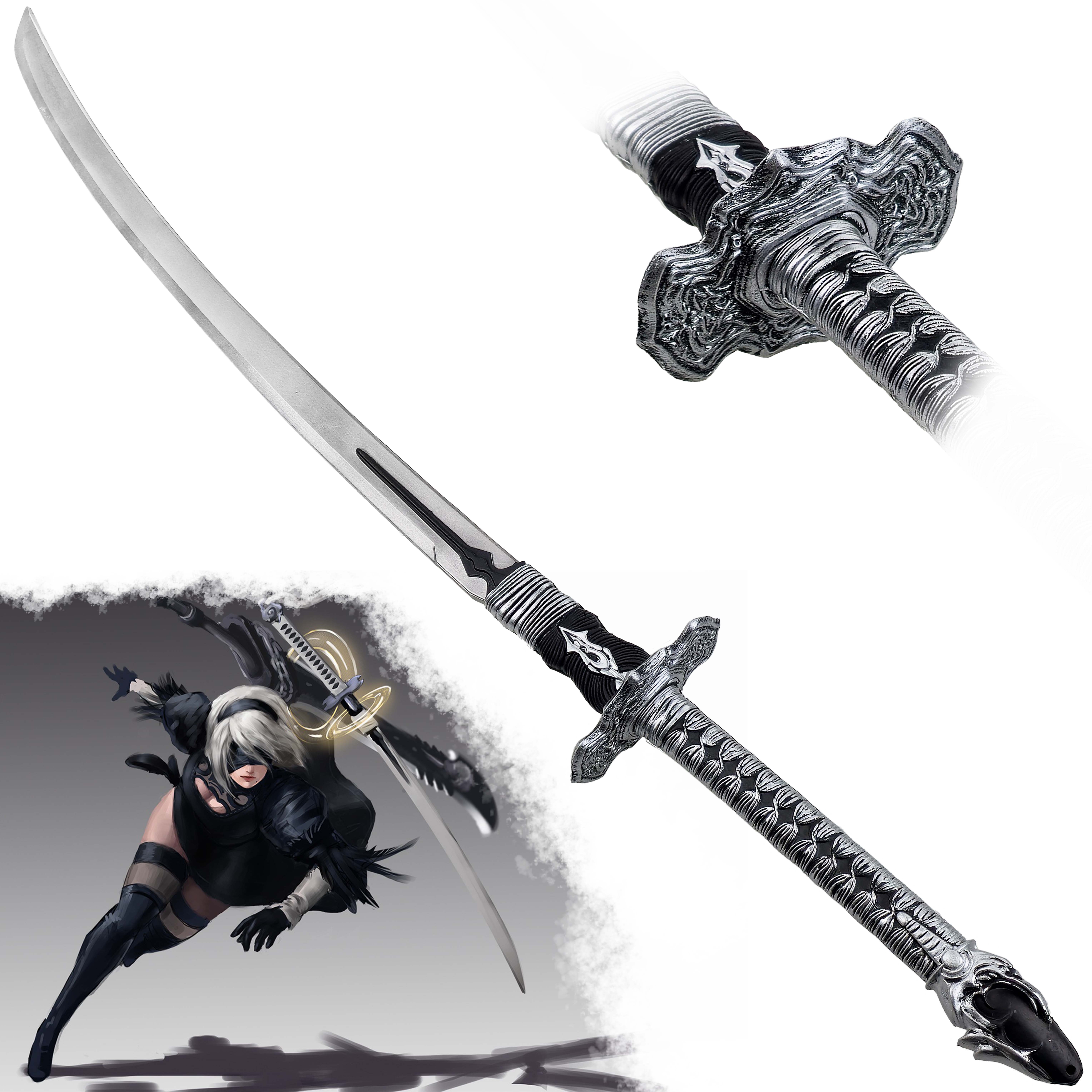 CHZ Měkčená katana "VIRTUOUS CONTRACT"  NieR Automata