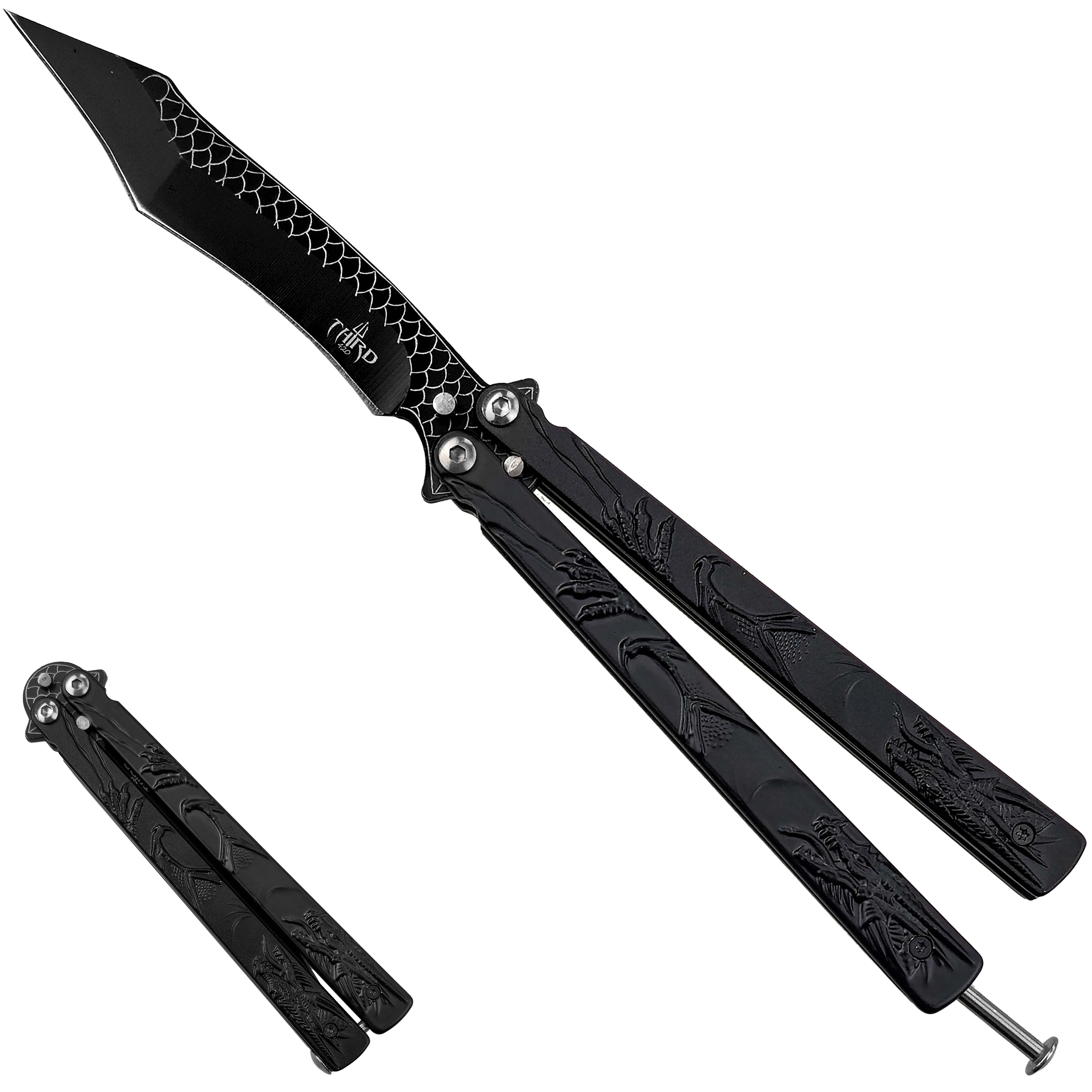 Amont Ostrý balisong "FEAR THE DRAGON"