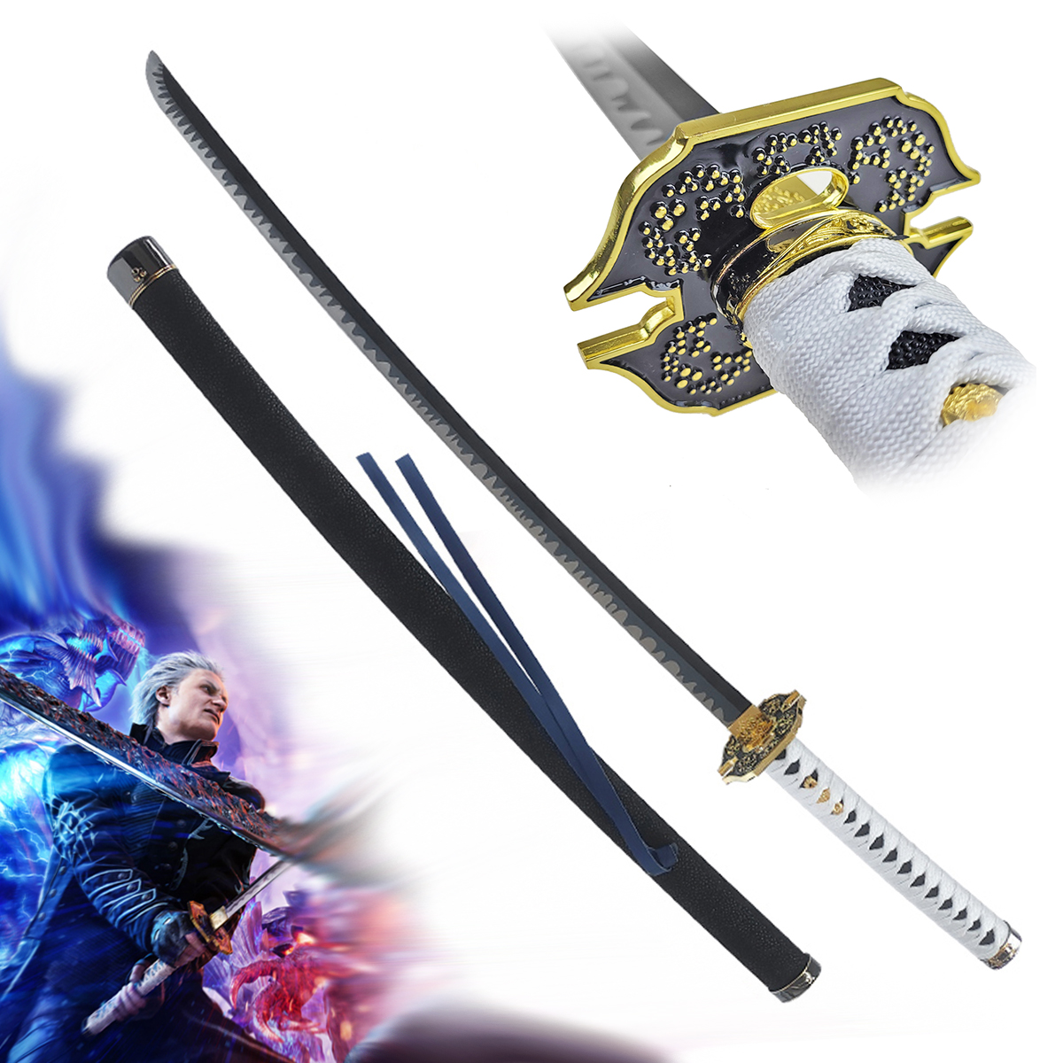 CHZ Vergilova katana "YAMATO" funkční verze - Devil May Cry 5