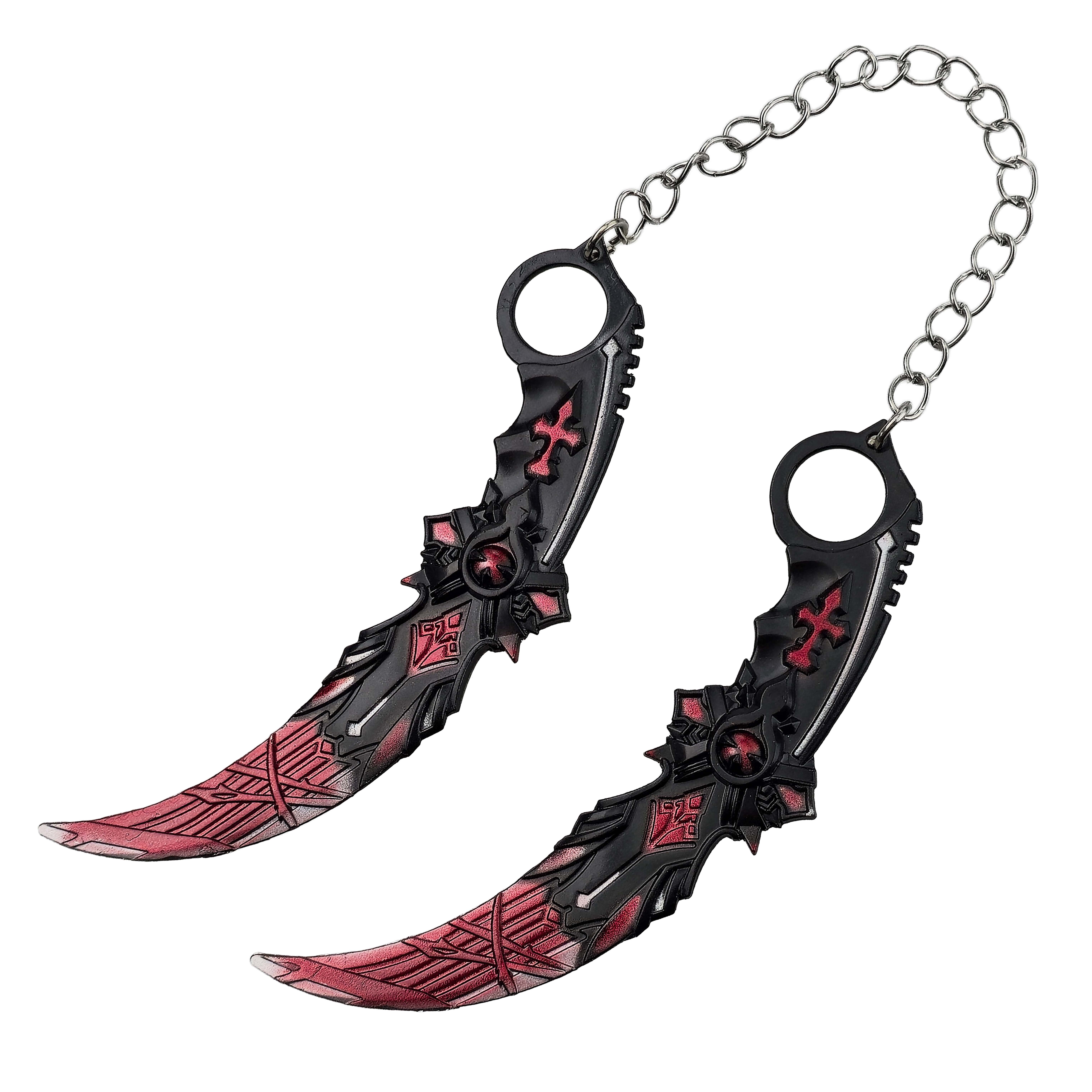 CHZ Fantasy přívěsek "DRAGON CHAINS" 4 různé druhy Barva: Černo-červená
