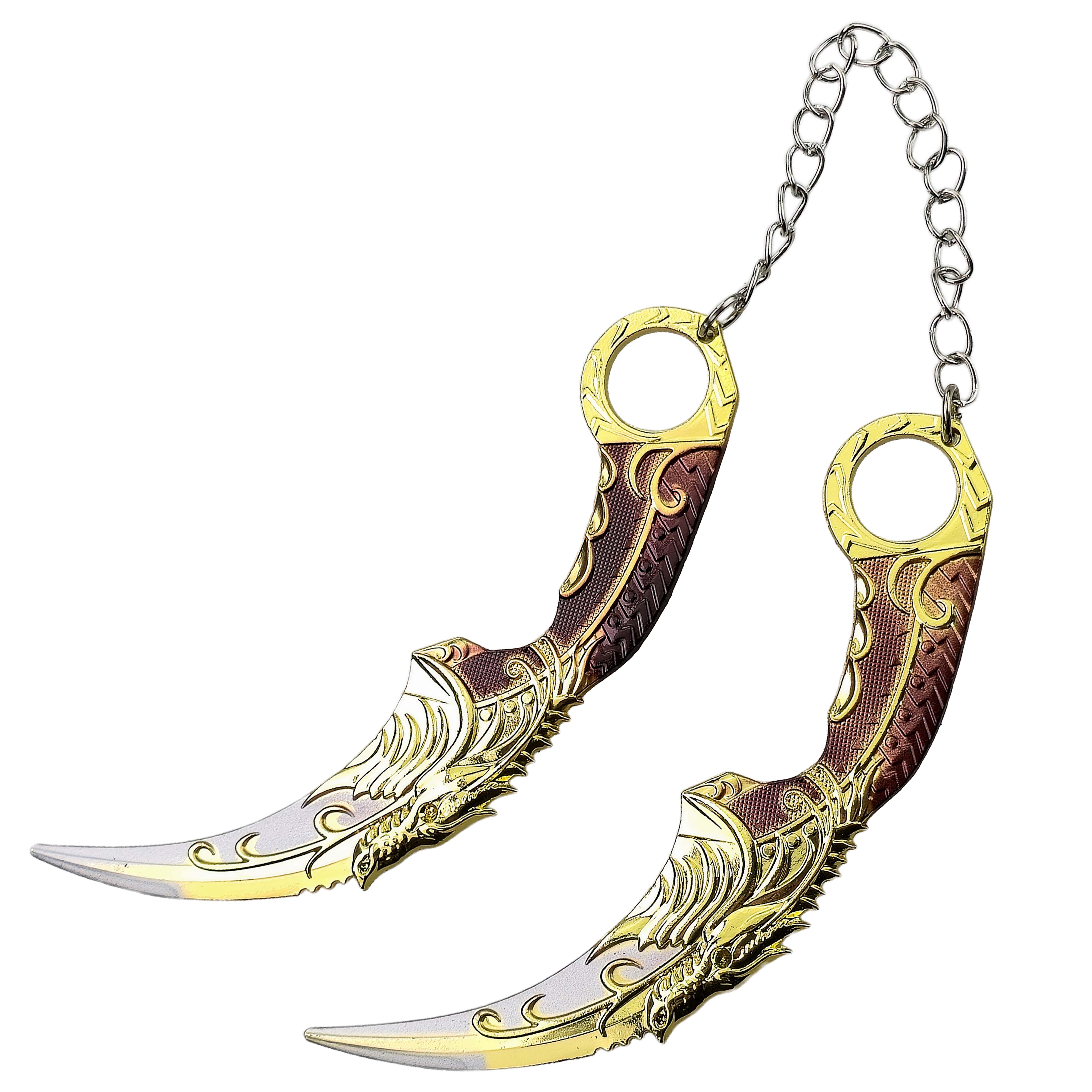 CHZ Fantasy přívěsek "DRAGON CHAINS" 4 různé druhy Barva: Červeno-zlatá
