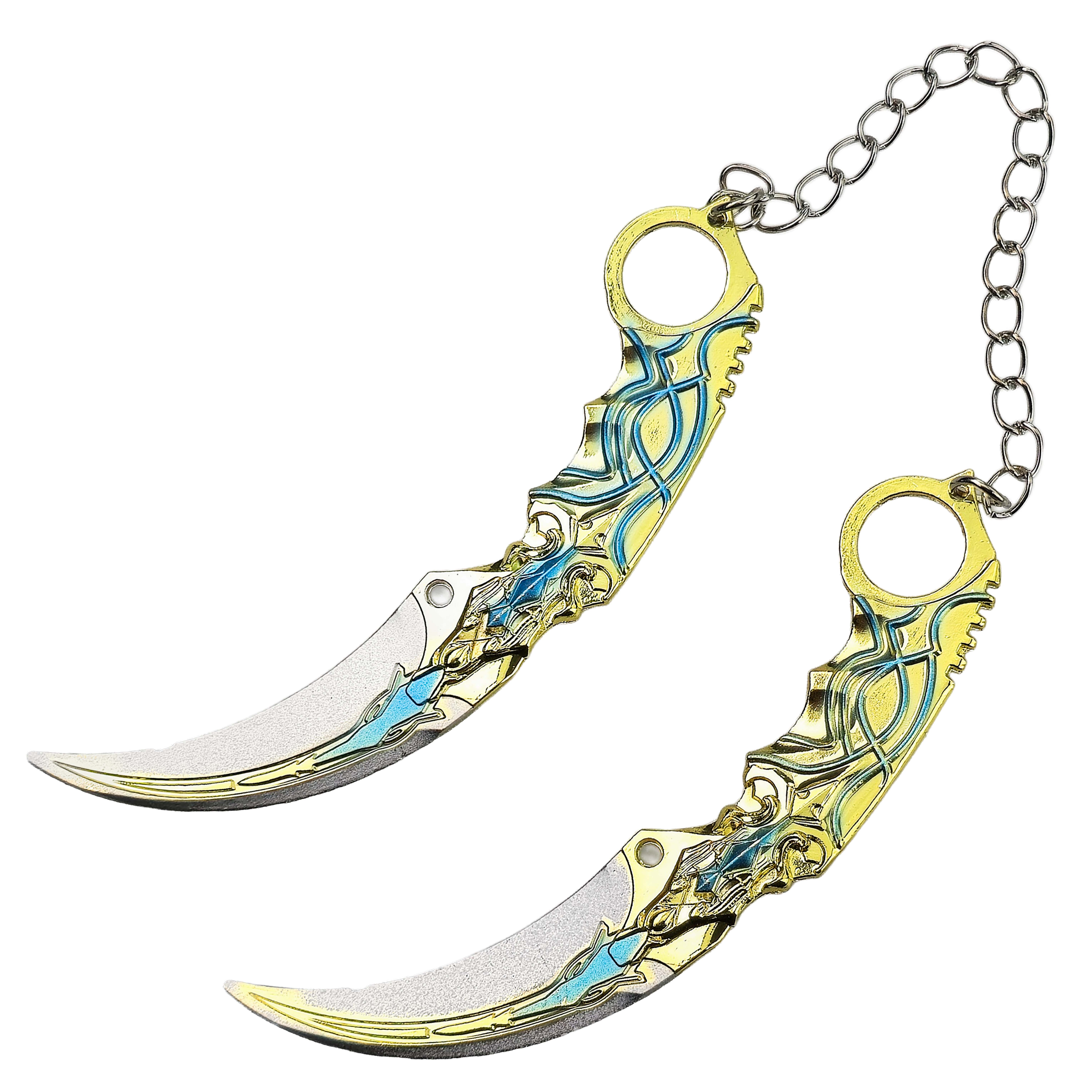CHZ Fantasy přívěsek "DRAGON CHAINS" 4 různé druhy Barva: Modro-zlatá