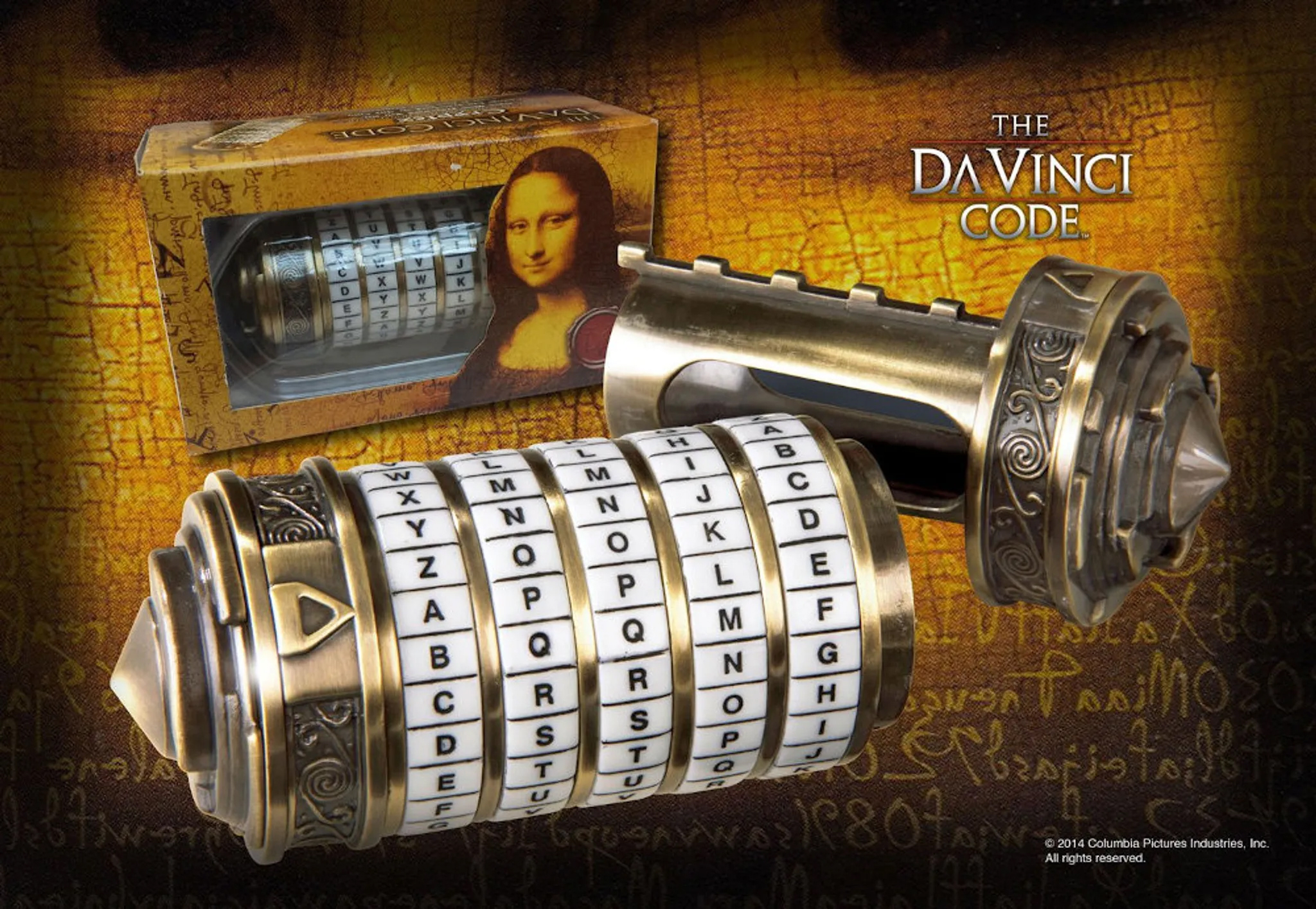 The Noble Collection Šifra mistra Leonarda "DA VINCI CODE KRYPTEX"