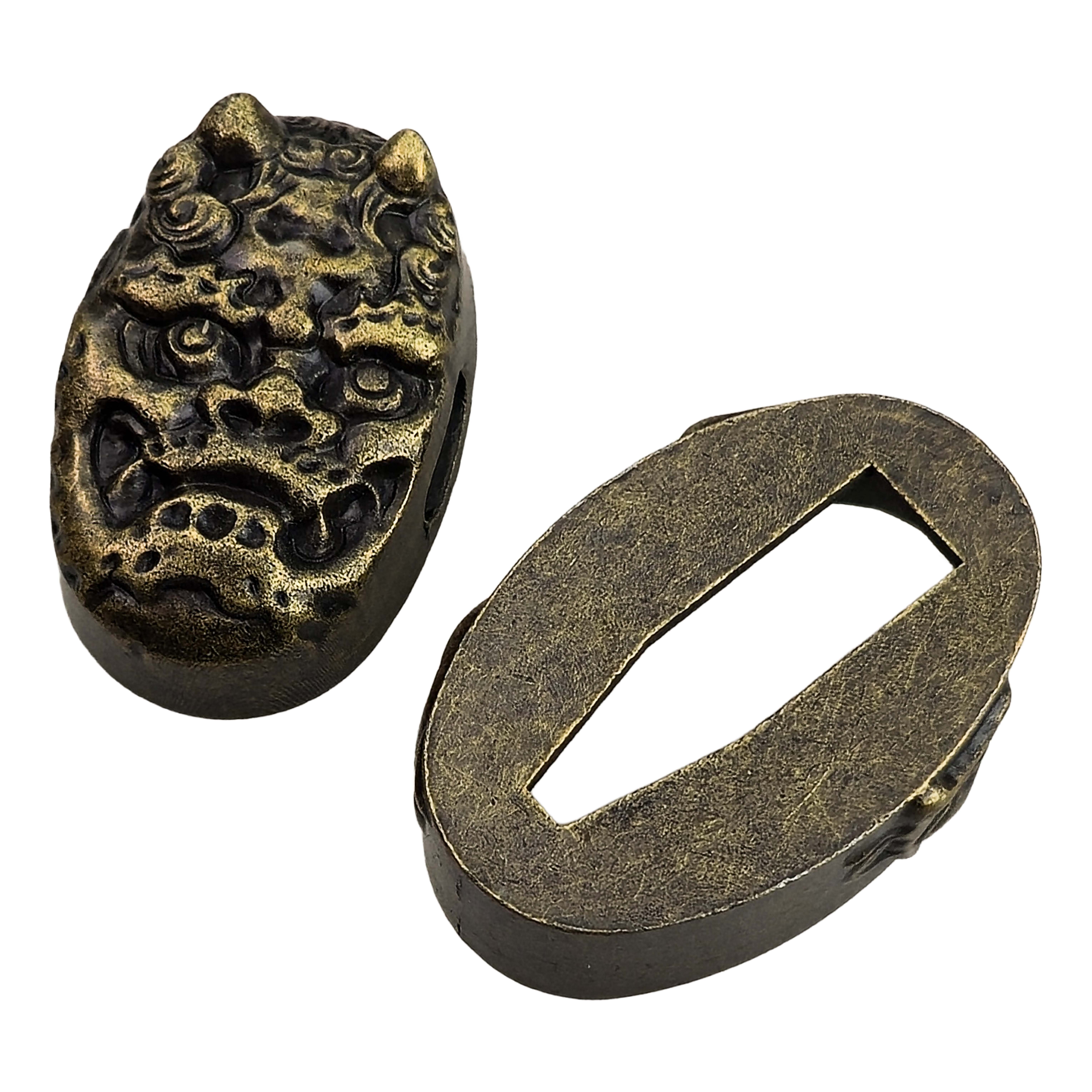 CHZ Sada pro samurajský meč "FUCHI A KASHIRA" - 5 variant! Motiv: Oni
