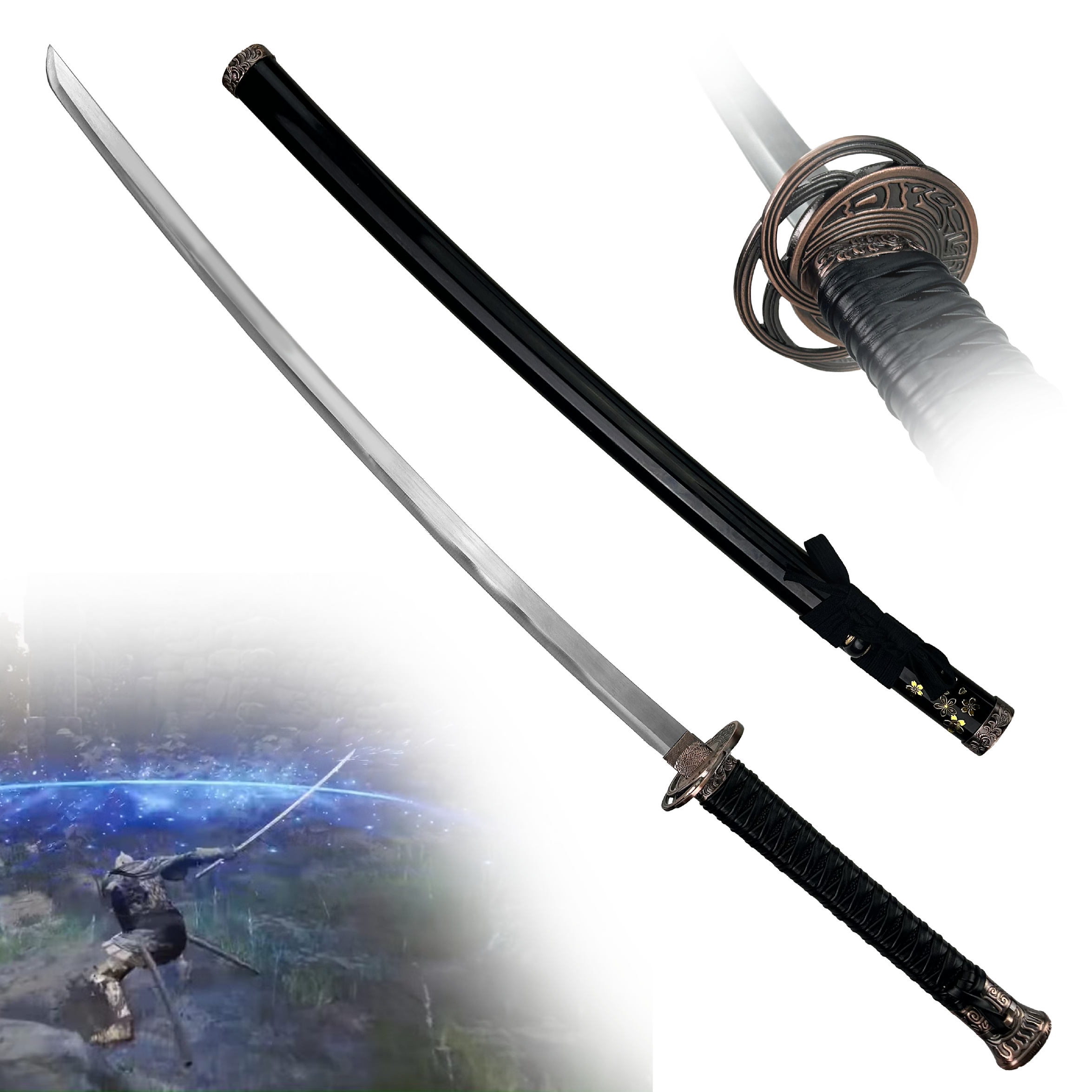 Jolly Ocelová katana "MOONVEIL SWORD" - Elden Ring