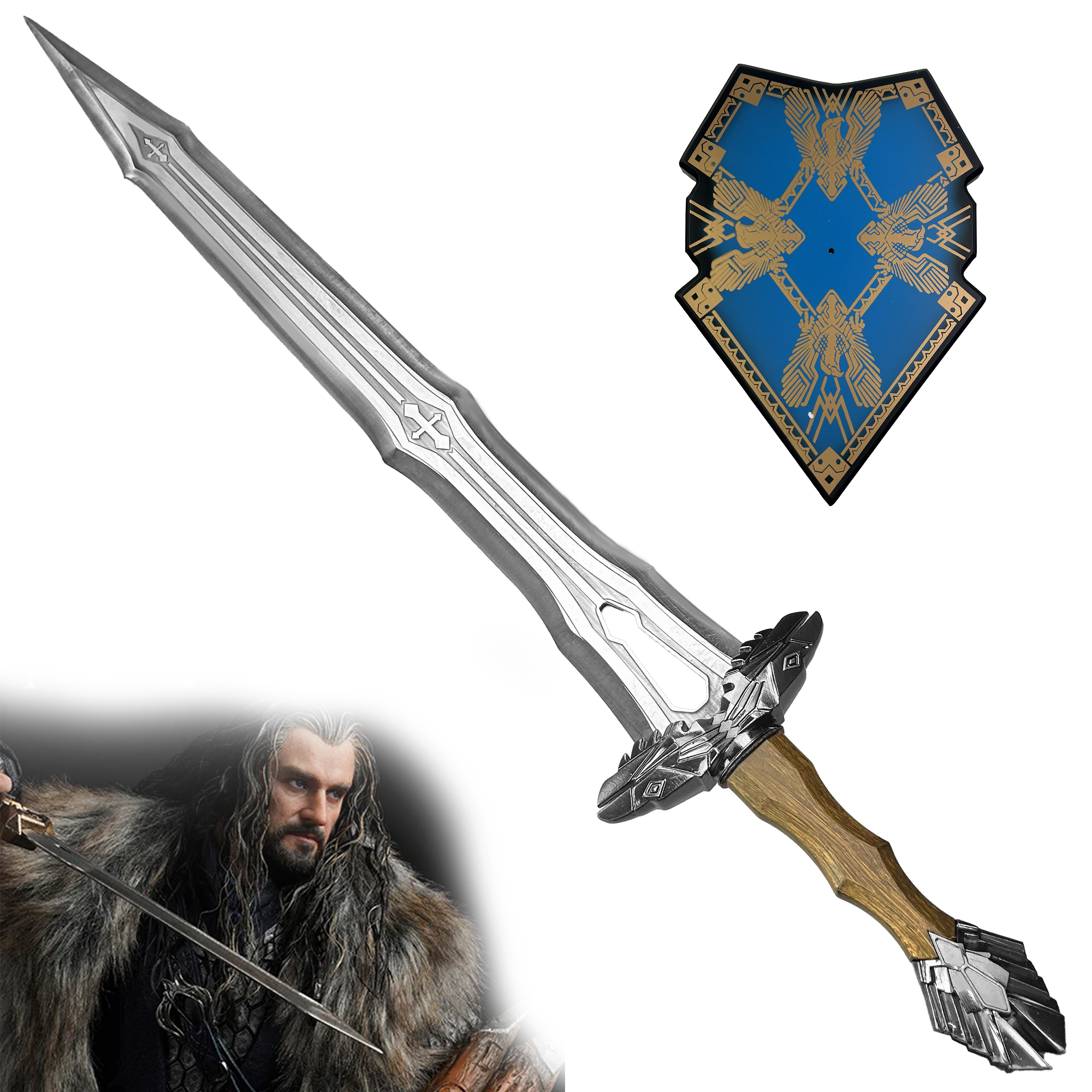 Jolly Meč Thorina Pavézy "EREBOR SWORD" - Hobbit