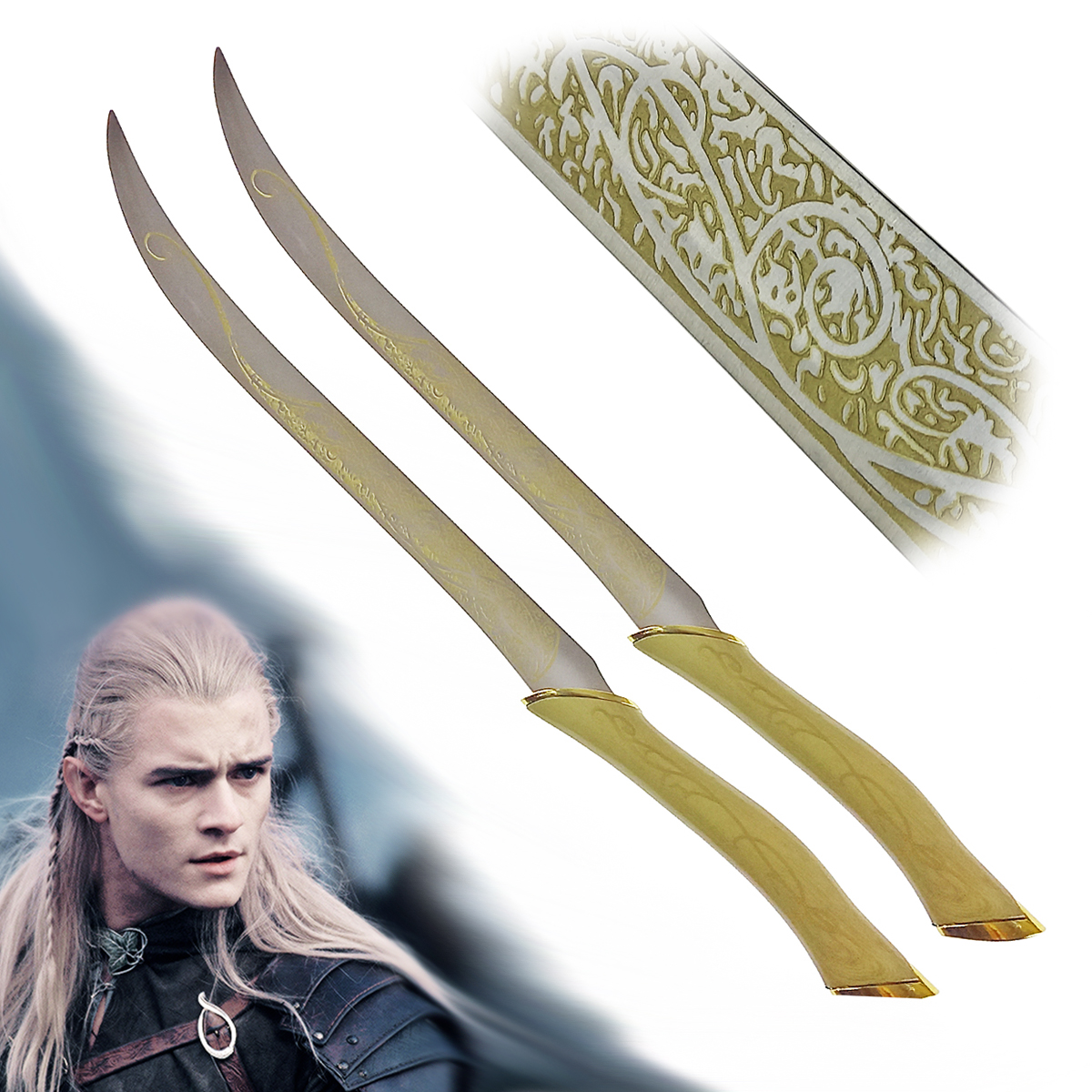 Chladné Zbraně Filmová replika dýk "LEGOLAS DAGGERS" Hobbit