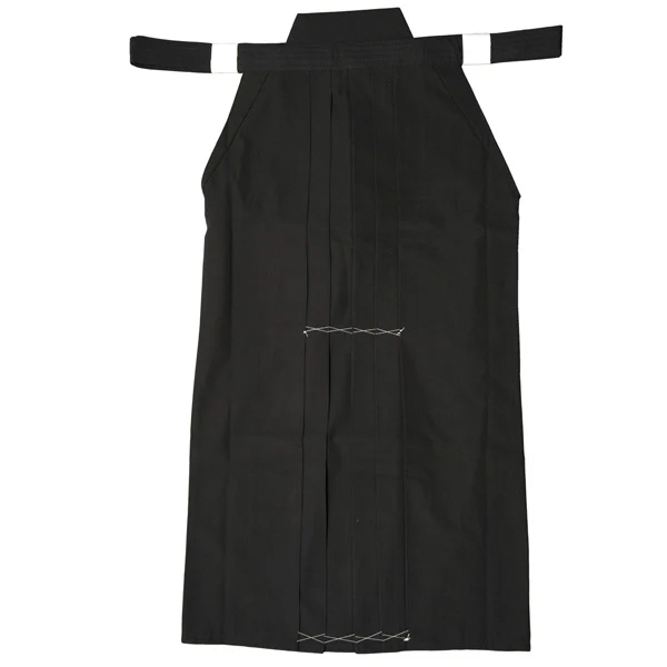 Levně Tozando Basic Tetron Hakama "KENDO, IAIDO, AIKIDO" - Černá Velikost: 26