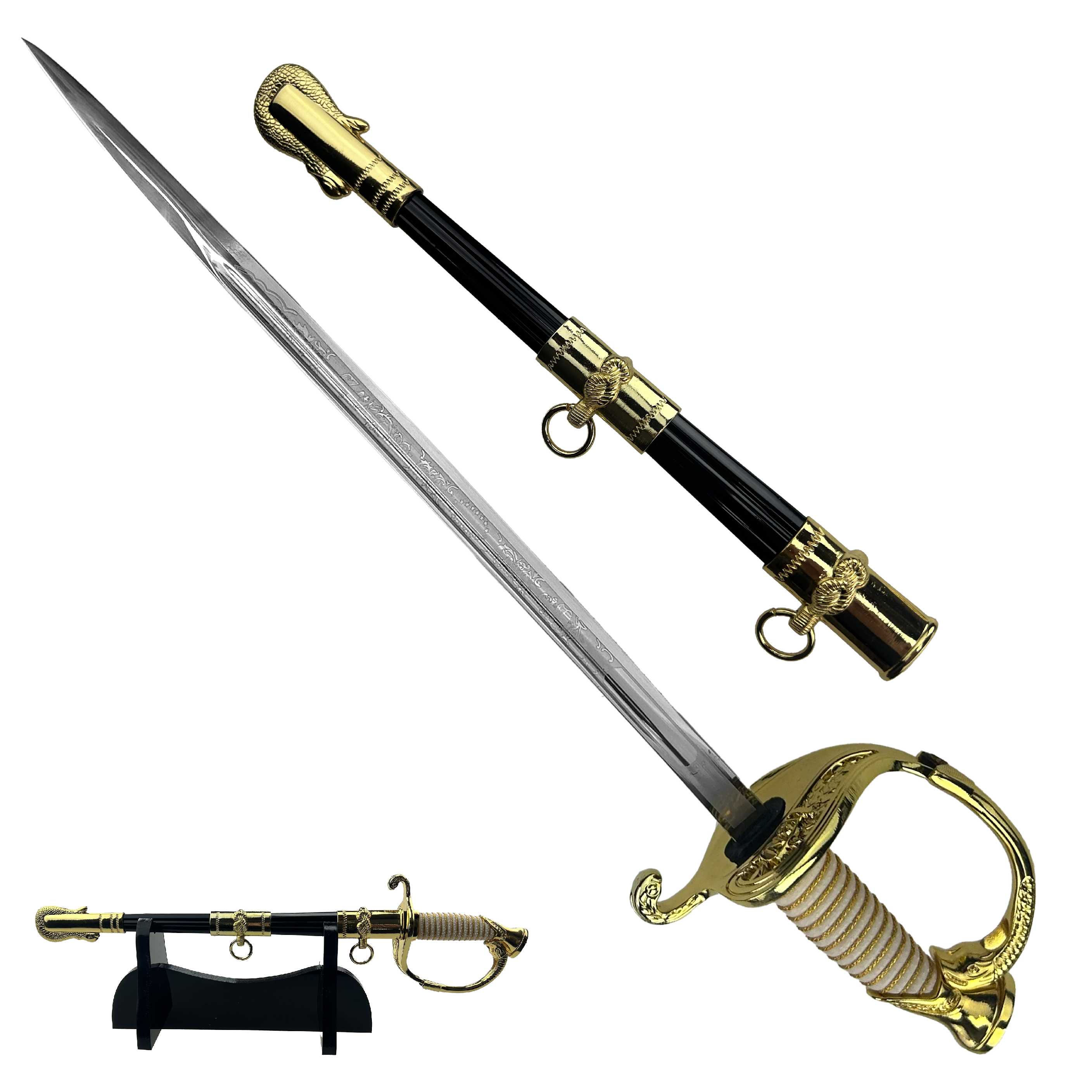 CHZ Mini konfederační šavle "CSA RAPIER" se stojánkem