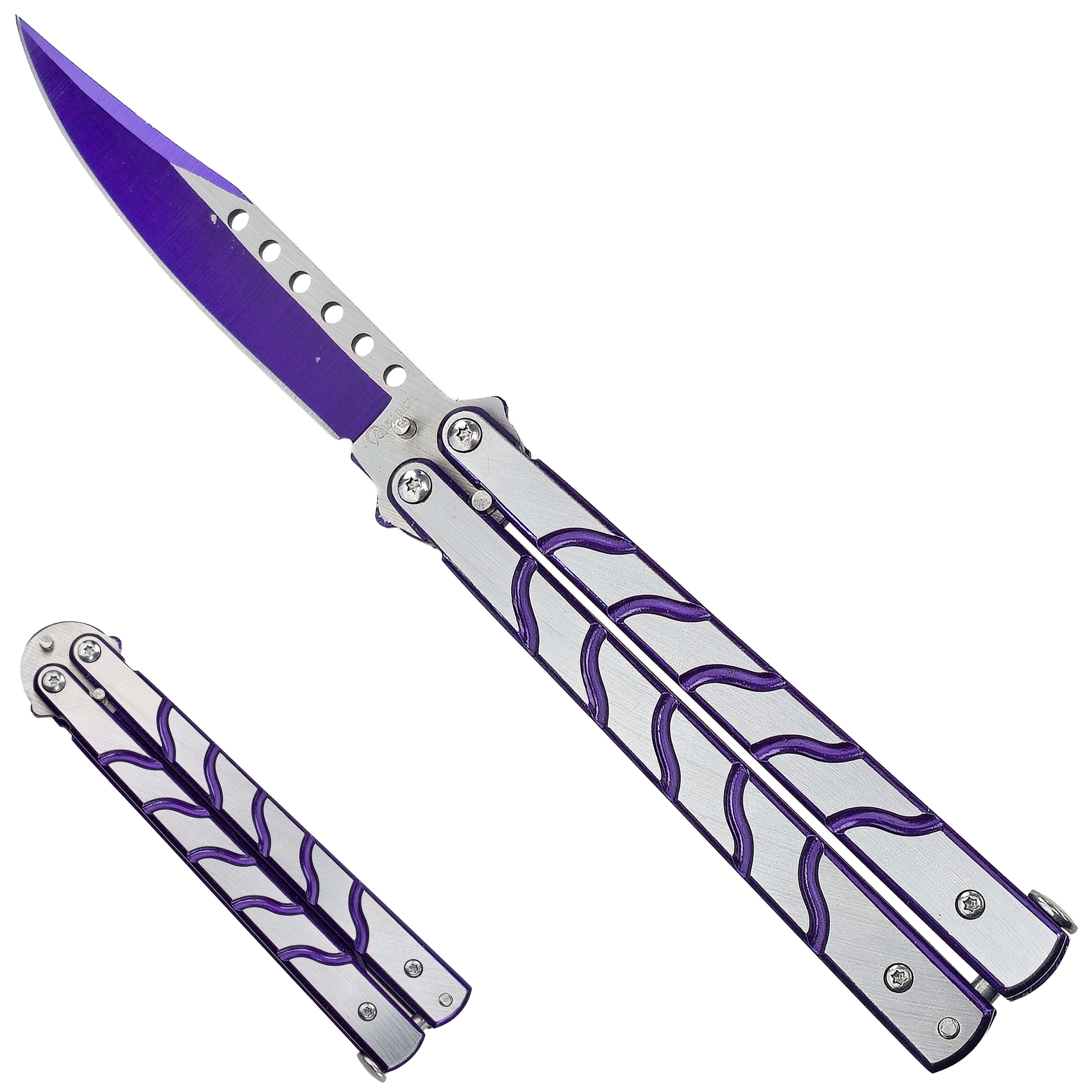 Levně Albainox Ostrý balisong "SLICKBACK"
