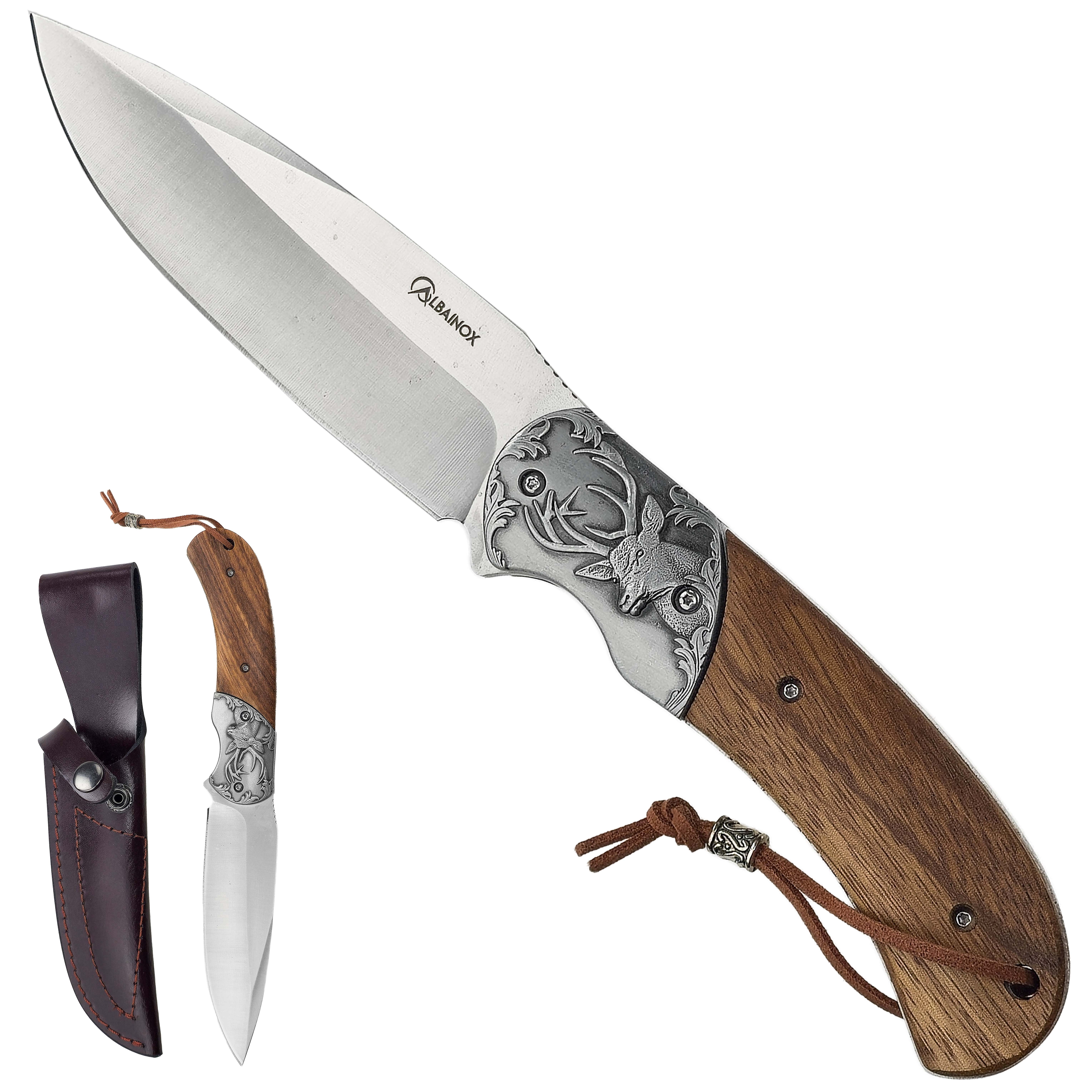 Levně Albainox Pevný nůž "DEER PROTECTOR" s pouzdrem