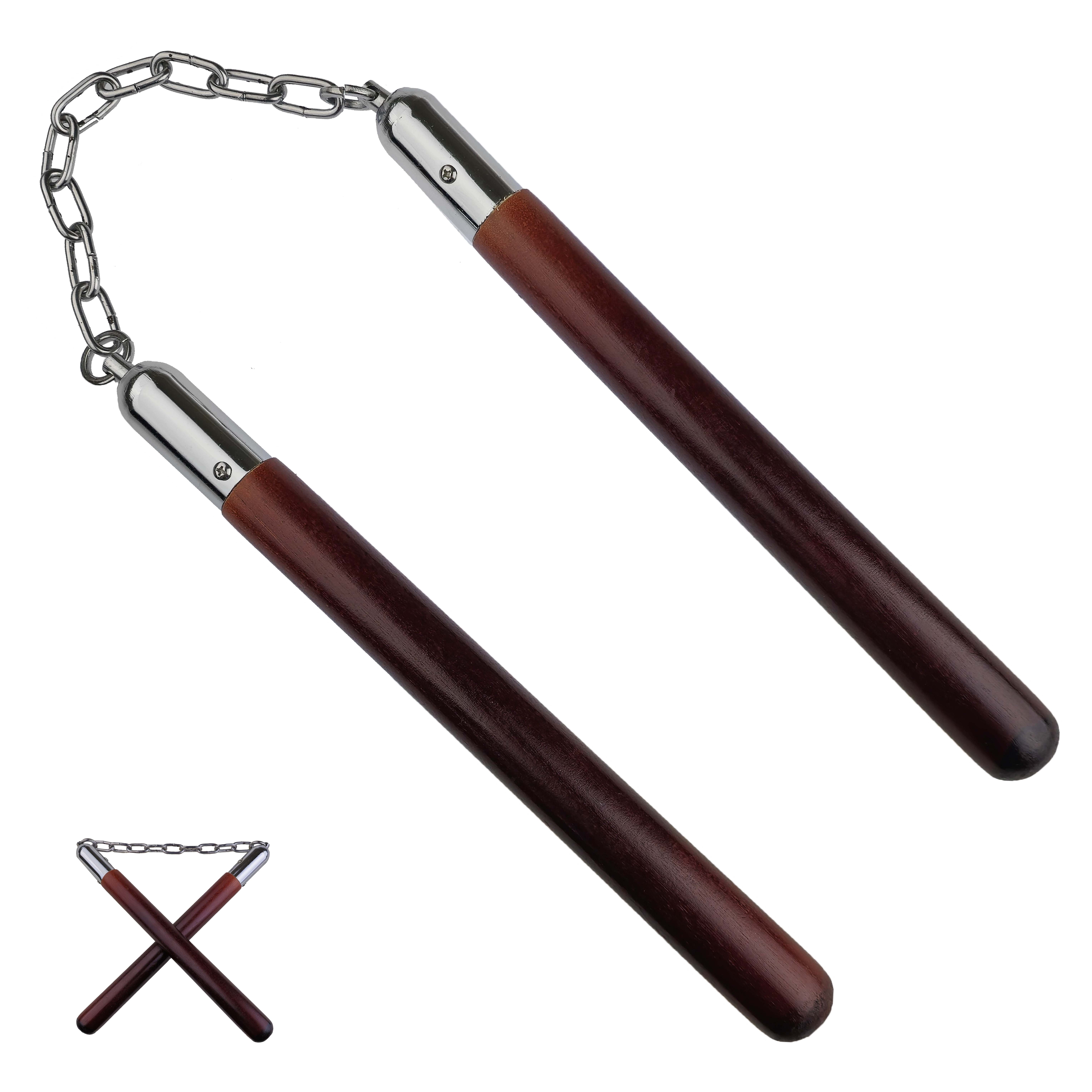 Chladné Zbraně Nunchaku "BROWN" dlouhé