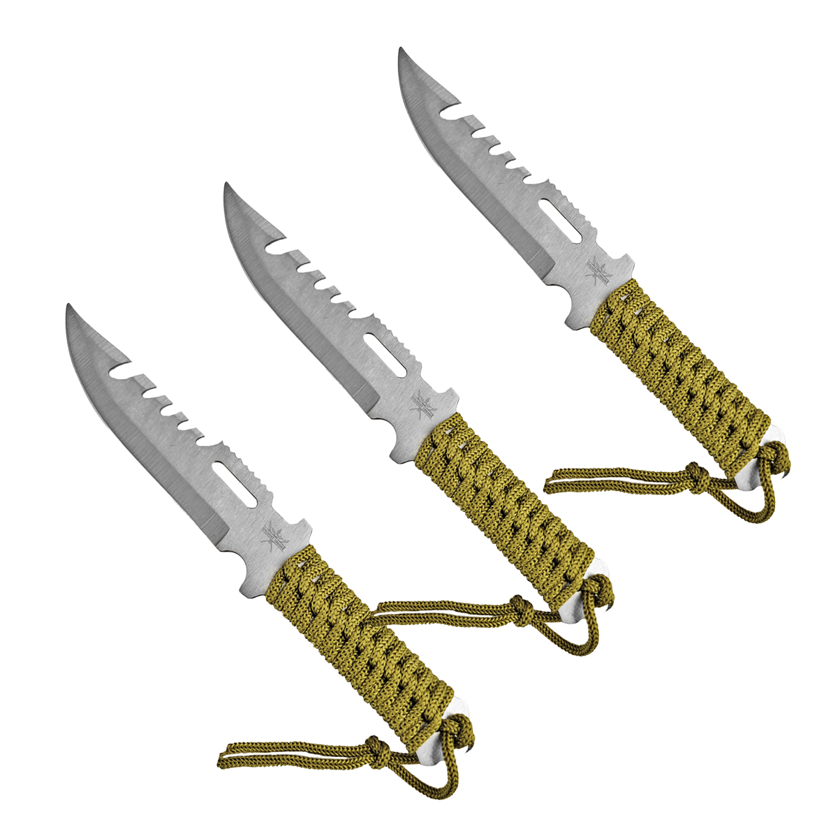 Chladné Zbraně Velký vrhací nůž "JUNGLE" Počet kusů v balení: 3 kusy