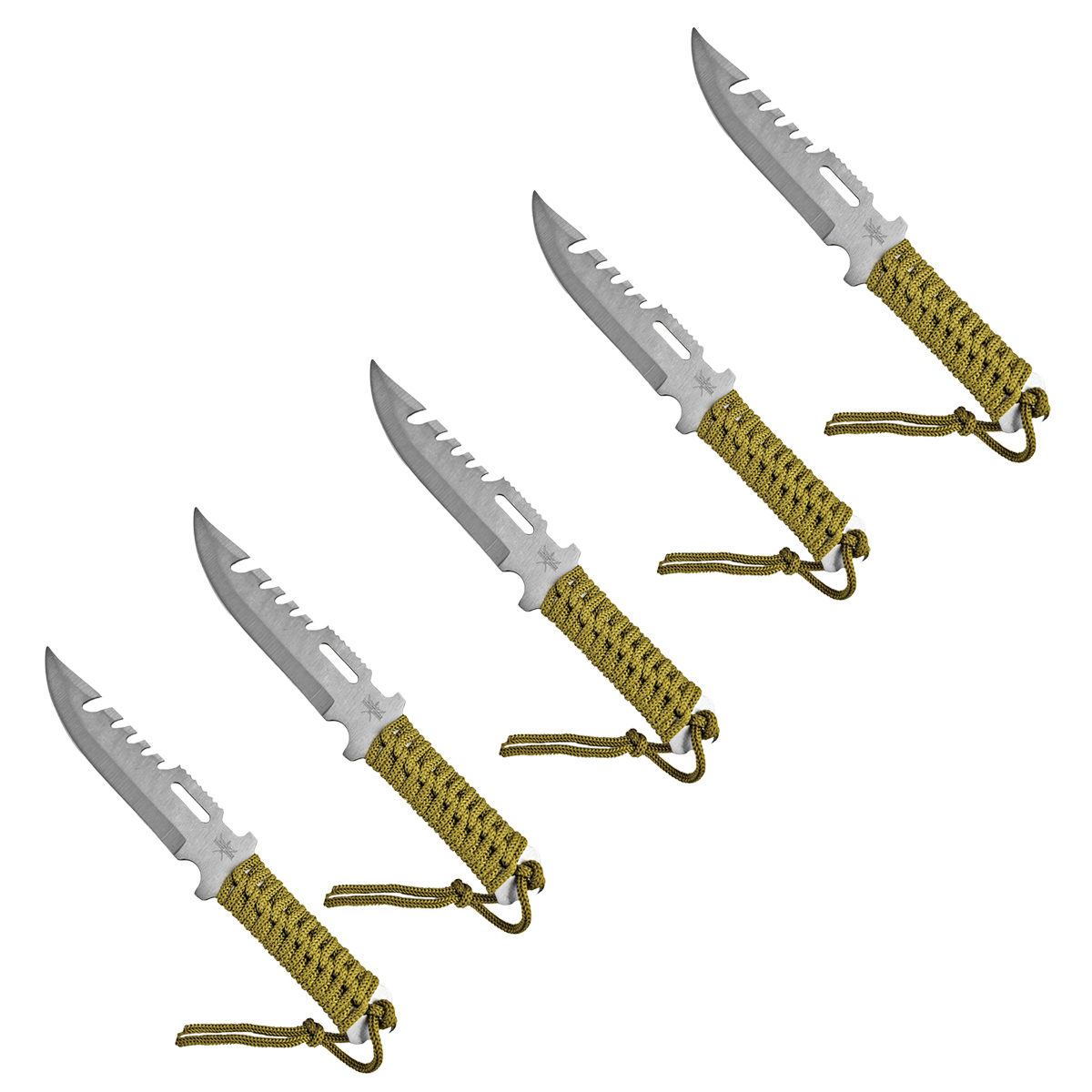 Chladné Zbraně Velký vrhací nůž "JUNGLE" Počet kusů v balení: 5 kusů