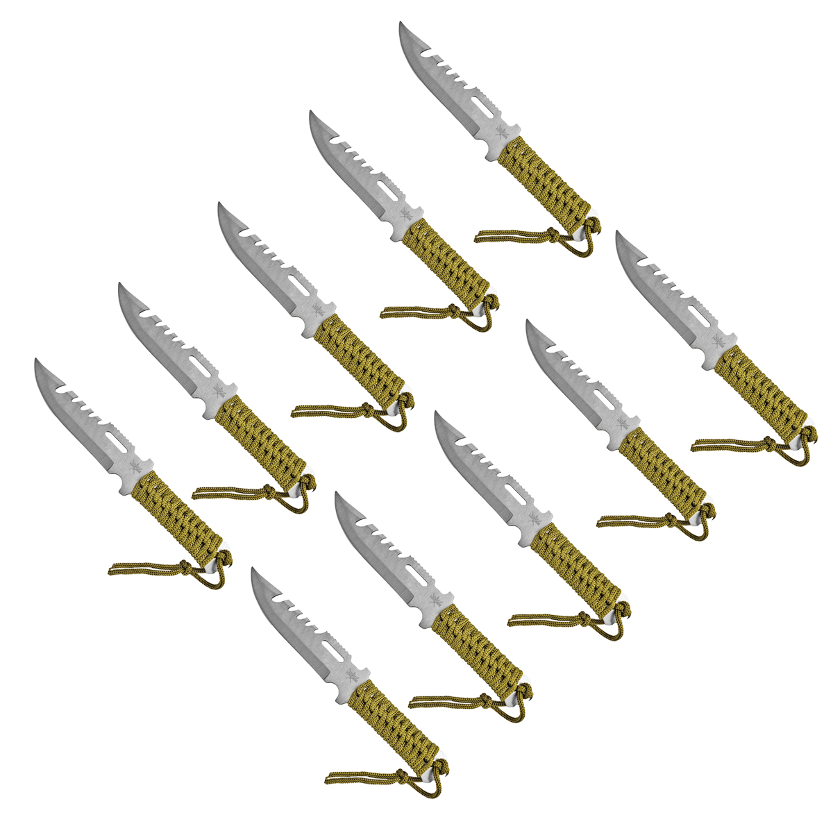 Chladné Zbraně Velký vrhací nůž "JUNGLE" Počet kusů v balení: 10 kusů