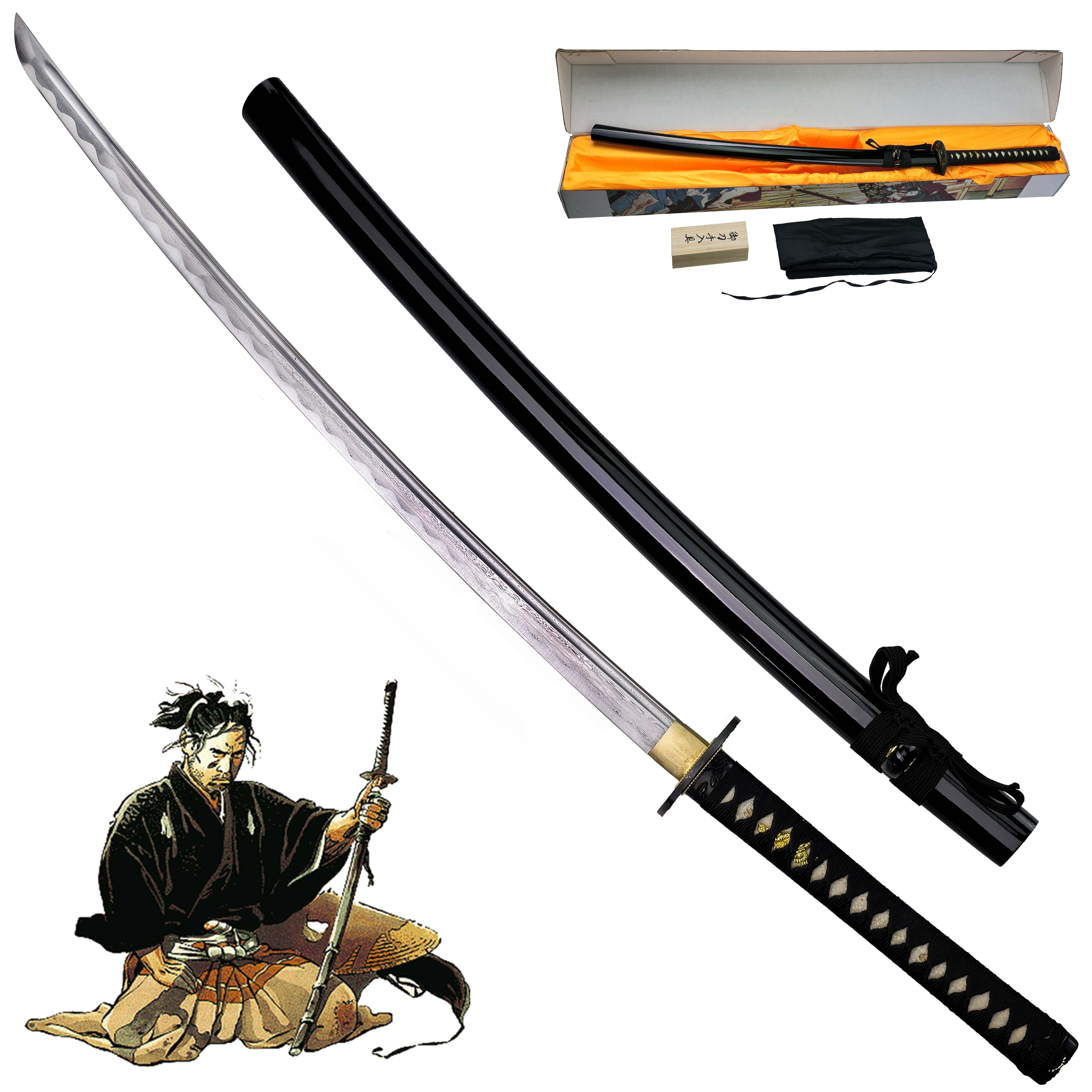 Chladné Zbraně Samurajská HQ katana "HATTORI HANZO" s bohatým příslušenstvím!