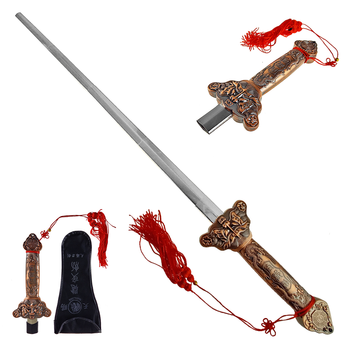 Chladné Zbraně Čínský meč "TAI-CHI" teleskopický