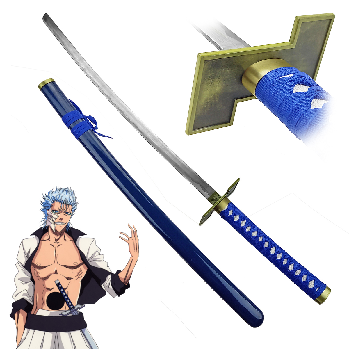 Chladné Zbraně Katana "GRIMMJOW" bleach anime