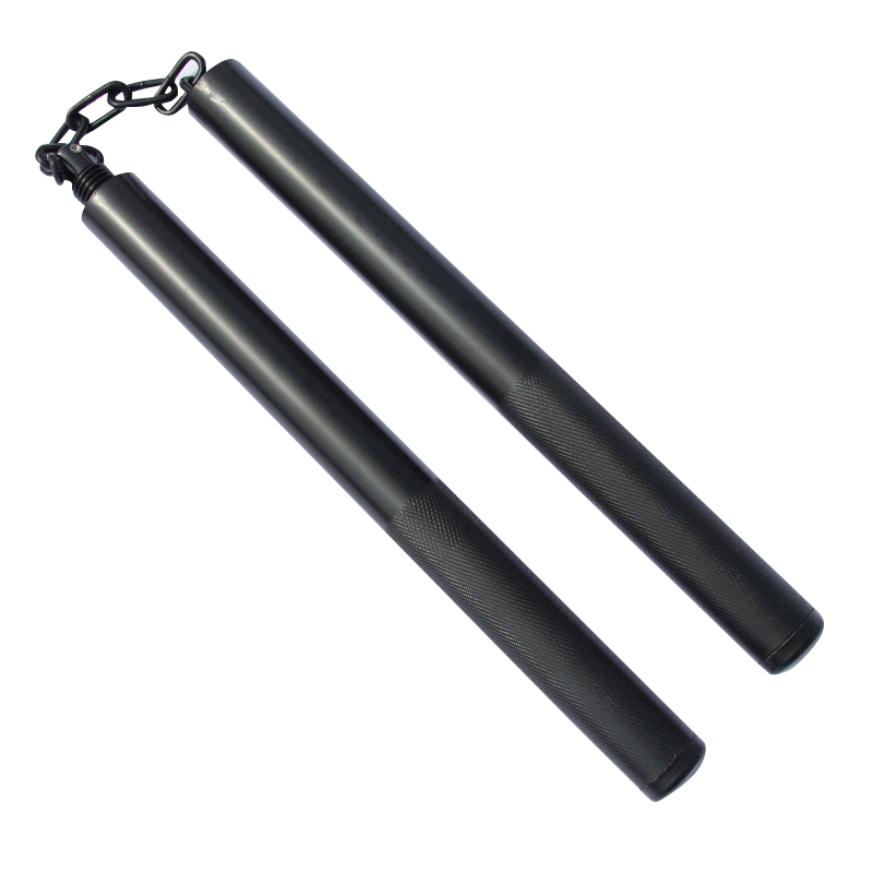 Chladné Zbraně Ocelové nunchaku "BLACK STEEL" dlouhé