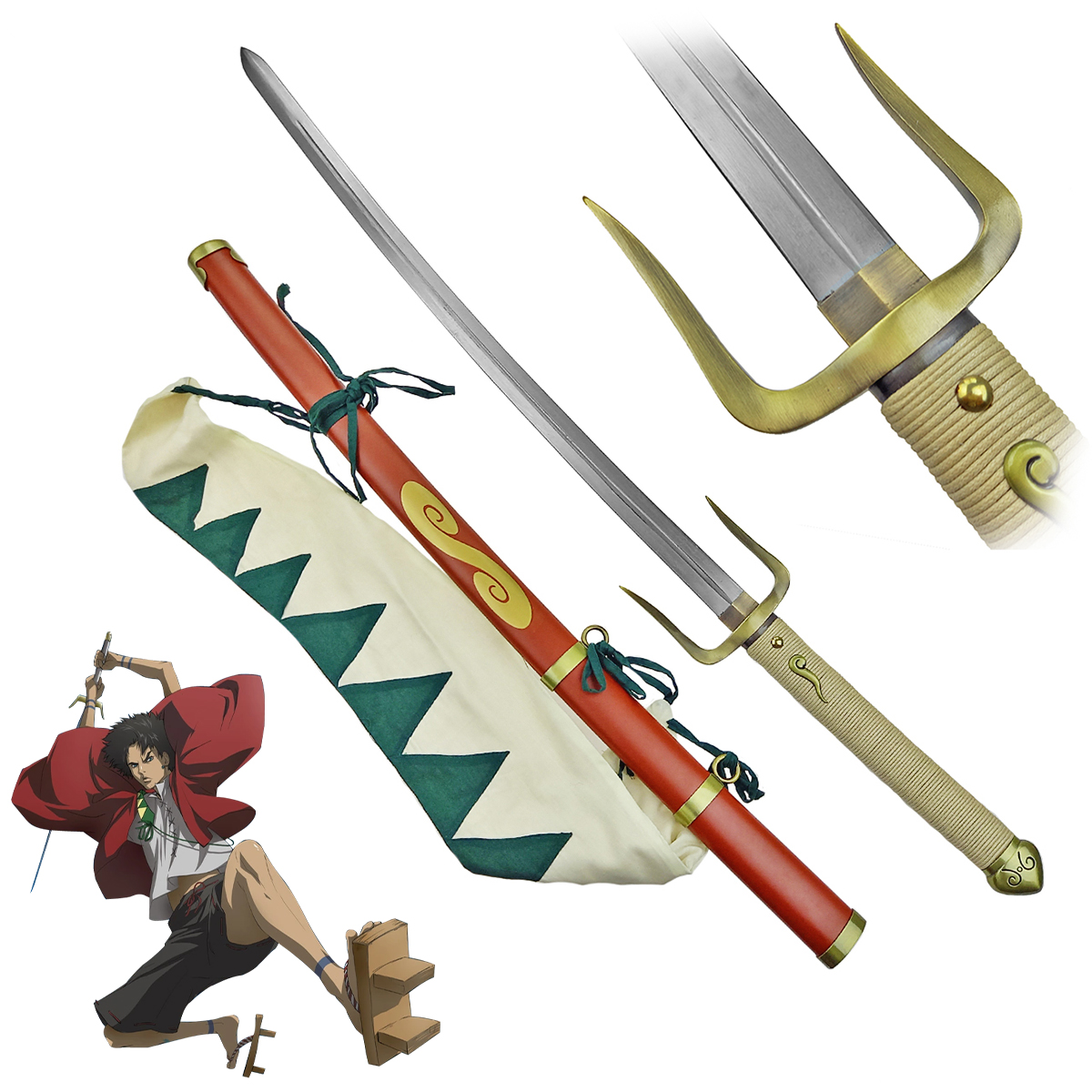 Chladné Zbraně Asijská šavle "SAI BLOCKER"