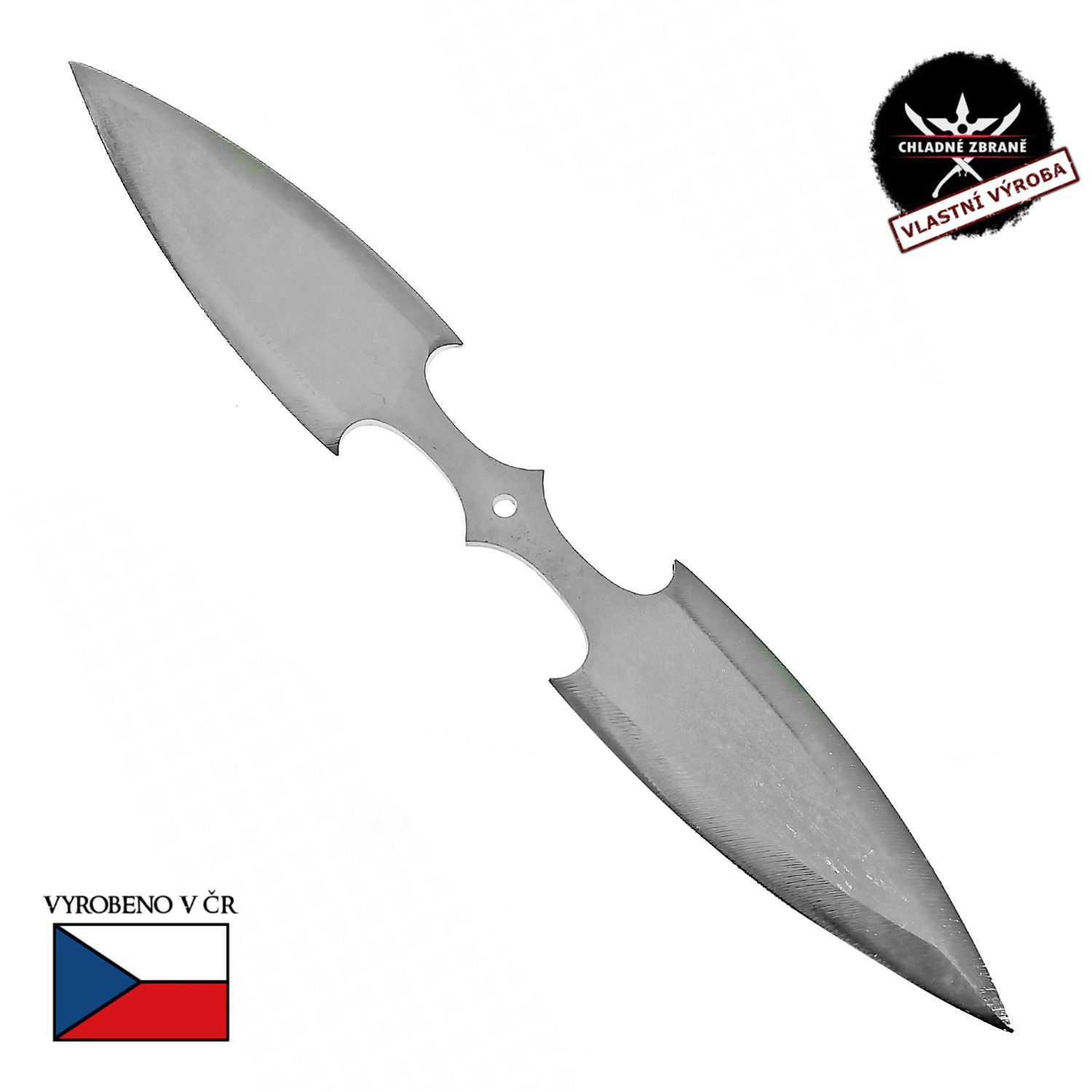 Chladné Zbraně Oboustranný vrhací nůž "DOUBLE KILL STAINLESS" železný s nerez úpravou
