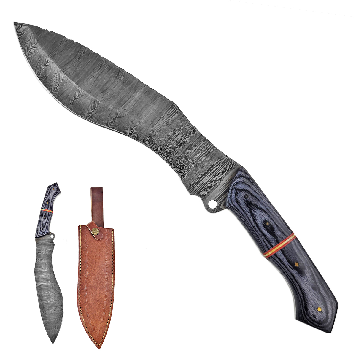 Chladné Zbraně Damašková Khukri "KÁTHMÁNDÚS SECRET"