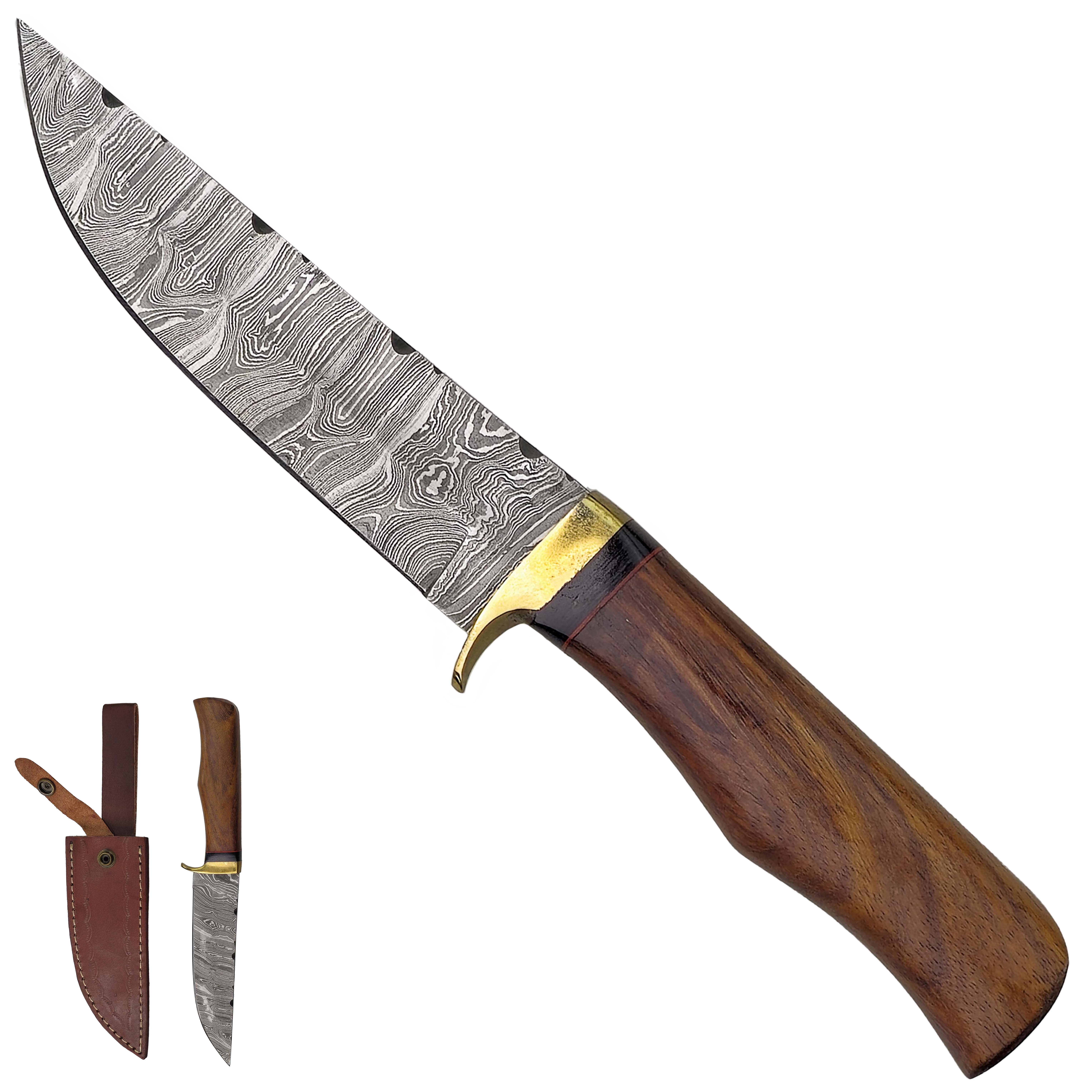 Chladné Zbraně Damaškový krátký nůž "WOLFS TOOTH"