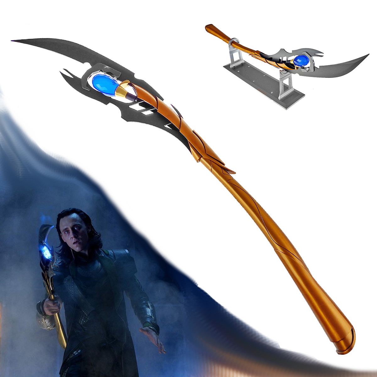 Chladné Zbraně Lokiho žezlo "CHITAURI SCEPTER" Avengers