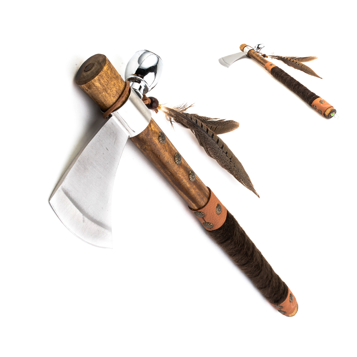 Chladné Zbraně Sekera s dýmkou "PEACEMAKER" funkční