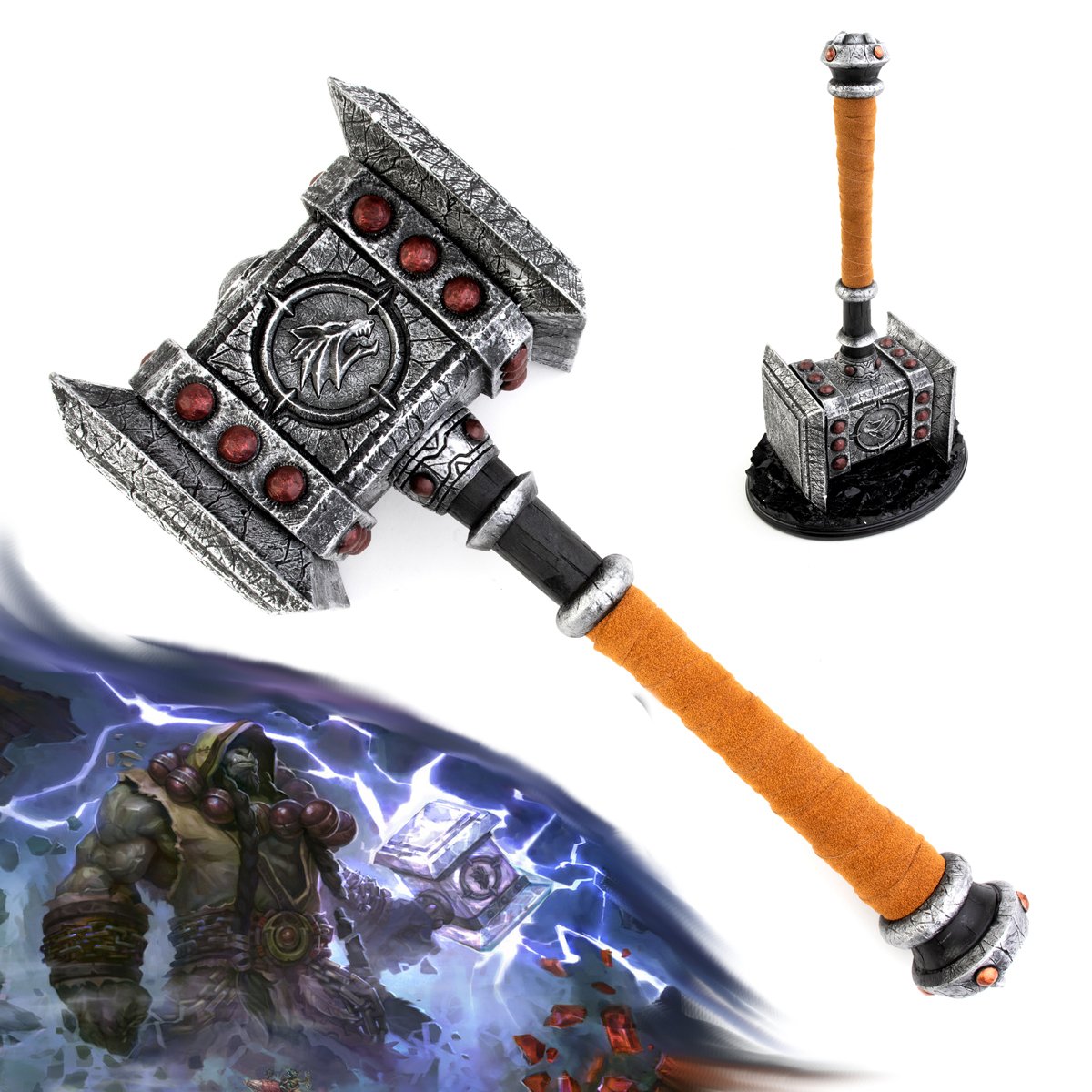 Chladné Zbraně Válečné kladivo "DOOMHAMMER" Thrall