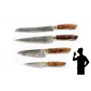 Sada 4 damaškových kuchyňských nožů "DAMASCUS CHEF"