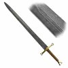 Damaškový rytířský meč "KNIGHTLY HERITAGE" kovaný! JEŠTĚ LEVNĚJŠÍ VARIANTA!