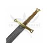 Damaškový rytířský meč "KNIGHTLY HERITAGE" kovaný! JEŠTĚ LEVNĚJŠÍ VARIANTA!