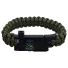 Paracordový náramek "GREEN BRACELET" s čepelí!
