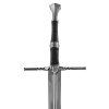 Luxusní ostrý meč Zaklínač/Witcher "VESEMIR'S SWORD" s pevnou pochvou a popruhem! Funkční!