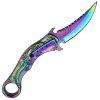 Zavírací karambit "RAINBOW DRAGON" s pouzdrem