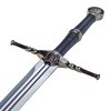 Dlouhý Zaklínačský meč - ocelový "STEEL SWORD" s pevnou pochvou a popruhem!