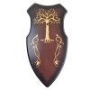 Aragornův meč "ANDURIL - SWORD OF KING" plamen západu - replika s plaketou - Pán prstenů