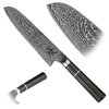 Damaškový santoku nůž "SMELL OF VEGETABLE" nerezový