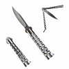 Balisong "SILVER FLIP" stříbrný