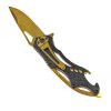 Zlatý vyhazovací nůž "FUTURE GOLD"