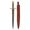 Krátký damaškový meč "JOAN OF ARK" Funkční, ostrý!