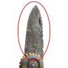 Zavírací damaškový nůž "DAMASCUS RAT" s velbloudí kostí a bizoním rohem - II. jakost