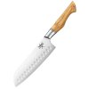 Luxusní kuchyňský nůž "SANTOKU OLIVE" šéfkuchařský