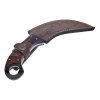 Masivní karambit "RAPTOR CLAW" s koženým pouzdrem