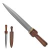 Středověká dýka/meč "MEDIEVAL" s koženým pouzdrem