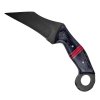 Ručně kovaný karambit "BAT BLADE" s koženým pouzdrem