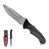 Pevný lovecký nůž "THIRD - HUNTING KNIFE" s koženým pouzdrem