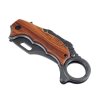 Vystřelovací kapesní karambit "DIE WOODIES